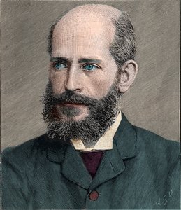 Englannin taiteen keräilijän Ferdinand James Anselm Freiherr von Rothschildin (1839-1898) muotokuva. 1898 tekijältä French School