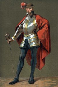 Francisco Pizarron muotokuva (Francois Pizarro tekijältä French School