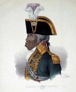 Muotokuva Francois Dominique Toussaintista, joka tunnetaan nimellä "Toussaint-Louverture" (Toussaint Louverture tekijältä French School