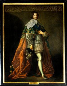 Orvalin herttua (1598-1678), jopa Ranskan, Sullyn herttua Maximilian of Bethunen pojan (1559-1641) muotokuva. Anonyymi maalaus 1600-luvulta. Öljy kankaalle. Pakollinen maininta: Sully sur Loire, Château de Sully - Fr tekijältä French School