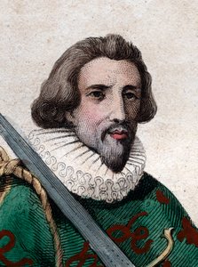 Lesdiguieresin herttua (1543-1626), ranskalainen sotilas ja Ranskan konstaapeli Francois de Bonnen muotokuva. tekijältä French School