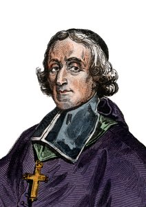 Muotokuva Francois de Pons de Salignac de La Mothe Fenelonista (1651-1715), ranskalainen arkkipiispa, teologi, runoilija ja kirjailija. tekijältä French School