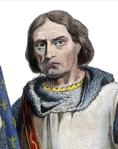 Muotokuva Gaucher V de Chastillonista (n. 1249-1329), Ranskan konstaapeli. tekijältä French School