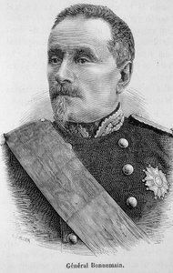 Kenraali Bonnemainin muotokuva - Henri Martinin "Ranskan historiassa". tekijältä French School