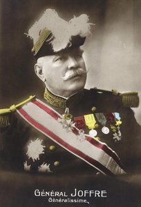 Kenraali Joseph Joffren (1852 - 1931) muotokuva. tekijältä French School
