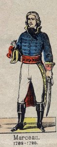 Kenraali Marceaun (1769-1796) muotokuva. tekijältä French School