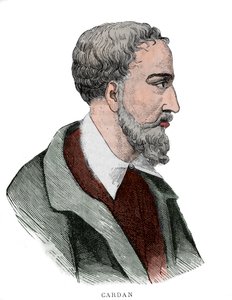 Gerolamo Cardanon (Girolamo Cardano, Hieronymus Cardanus tai Jerome Cardan) muotokuva tekijältä French School