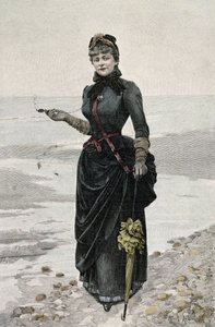 Gypin muotokuva (Sibylle Gabrielle Marie Antoinette Riquetti de Mirabeau, Martel de Janvillen kreivitär) (1849-1932), ranskalainen kirjailija Fren tekijältä French School
