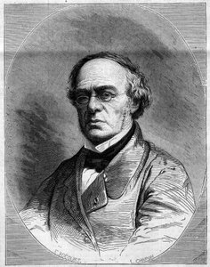 Muotokuva Halevystä (Jacques Fromental Levy, toim.) (1799-1862), ranskalainen säveltäjä. Kaiverrus "" Kuvitettu maailma"" nro 259 29. maaliskuuta tekijältä French School