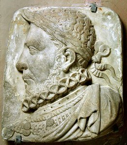 Henry II:n muotokuva Ranskasta (marmori) tekijältä French School