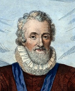 Henry IV:n (1553-1610), Ranskan kuninkaan muotokuva. tekijältä French School