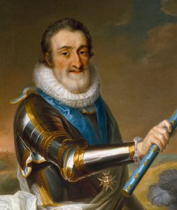 Henry IV:n muotokuva, panssari, yksityiskohta tekijältä French School