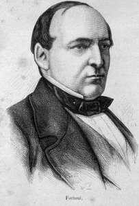 Hippolyte Fortoulin muotokuva, ranskalainen kirjailija ja ministeri (1811-1856) - Henri Martinin "" L