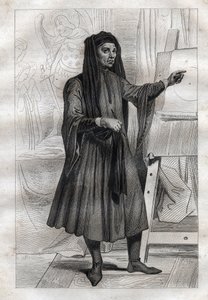 Italian taidemaalari Giotto di Bondonen muotokuva (Ambrogiotto di Bondone tekijältä French School