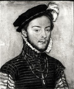 Nemoursin herttua Jacques de Savoien (1531-85) muotokuva, n. 1565 tekijältä French School