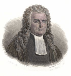 Jean Baptiste Antoine de Montyonin (1733-1820), ranskalaisen taloustieteilijän ja maistraatin muotokuva. kirjassa "Portraits des Hommes hyödyllinen" tekijältä French School