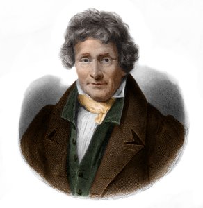 Jean Francois Le Bretonin (1762-1838) muotokuva taidemaalari ja fyysikko. tekijältä French School