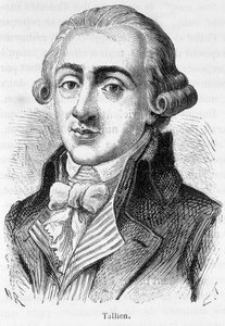 Jean Lambert (Jean-Lambert) Tallianin muotokuva, ranskalainen poliitikko (1767-1820) - Henri Martinin "" L