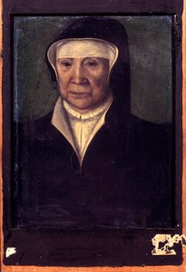 Ranskan kuningattaren Joanna Navarralaisen (1273-1305) muotokuva Ranskalaisen koulukunnan maalaus. 16. vuosisata. Himmeä. 0,25 x 0,20 m. Versailles. Chateau museo tekijältä French School