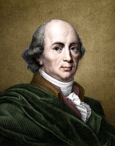 Muotokuva Johann Gottfried Herderistä (1744-1803), saksalainen filosofi ja kirjailija. (myöhempi väritys) tekijältä French School