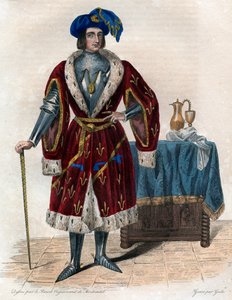 John of Orleansin, Dunoisin kreivin (Orleansin paskiainen) (1402-1468) muotokuva. tekijältä French School