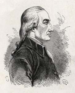 Joseph Blackin (1761 - 1799), brittiläisen fyysikon ja kemistin muotokuva (magnesian löytö) - "" Album of Sciencessä; maineikkaat tiedemiehet; Suuria löytöjä””” 1896. tekijältä French School