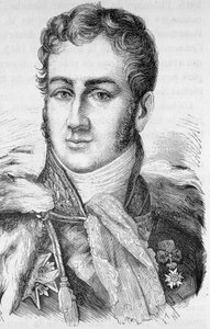 Jules de Polignacin, ranskalaisen poliitikon (1780 - 1847) muotokuva - Henri Martinin "" L