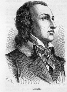 Lescuren, Vendéen päällikön (1766 - 1793) muotokuva - Henri Martinin teoksessa "Ranskan historia" tekijältä French School