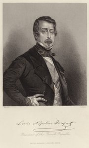 Louis-Napoleon Bonaparten muotokuva tekijältä French School