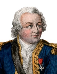 Louis Antoinen, Comte de Bougainvillen (1729-1811), ranskalaisen amiraalin ja tutkimusmatkailijan muotokuva. tekijältä French School