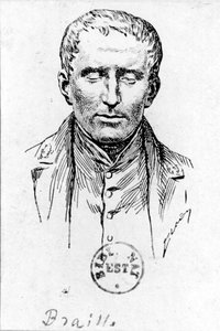 Louis Braillen (1809-1852) muotokuva tekijältä French School