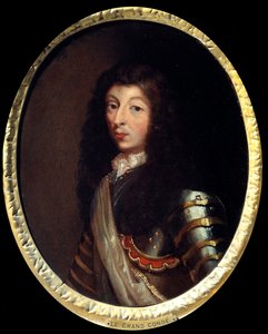 Ludvig II:n Bourbonin prinssi (Bourbon-Conde) muotokuva, Grand Conde (1621-1686) 1600-luvun ranskalaisen koulukunnan maalaus. Pariisi, Musee de l