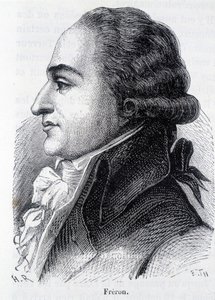 Ranskalaisen publicistin Louis Marie Stanislas Freronin (1754-1802) muotokuva - Henri Martinin "" L