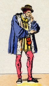 Ludvig XI:n (1423-1483), Ranskan kuninkaan muotokuva. tekijältä French School