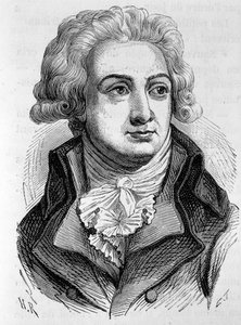 Ranskalaisen poliitikon Marie Jean Herault de Sechellesin (1759-1794) muotokuva - Henri Martinin "L