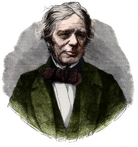 Michael Faradayn (1791-1867), englantilaisen kemistin ja fyysikon muotokuva. tekijältä French School