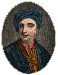 Nicholas Rowen (1674-1718), englantilaisen näytelmäkirjailijan, runoilijan ja sekalaisen kirjailijan muotokuva. tekijältä French School