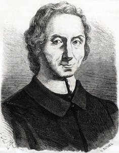 Nicolas Malebranchen (1638 - 1715) muotokuva tekijältä French School