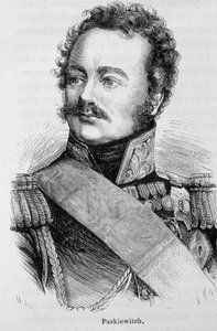 Paskiewitchin (tai Paskeevichin), Venäjän marsalkka (1782 - 1856) muotokuva - Henri Martinin "" L