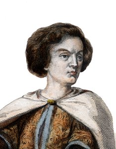 Muotokuva Peter Abelardista (Pierre Abailard) (Pierre Abeilard) (1079-1142), ranskalaisesta skolastisesta filosofista, teologista ja logiikasta. tekijältä French School
