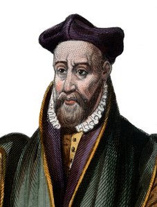 Muotokuva Philibert Delormesta (De Lorme) (De lOrme) (1510-1570), ranskalaisesta arkkitehdista. tekijältä French School