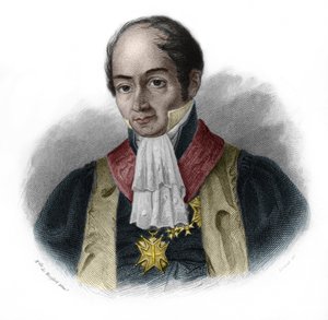 Pierre-Francois-Herculen (Pierre Francois Hercule), Serren kreivin (1776-1824), ranskalaisen poliitikon muotokuva. Louis de Cormenin Timonin teoksessa LIBRE DES SPEAKERS. 1842. Yksityinen kokoelma. tekijältä French School