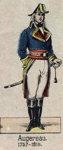 Muotokuva "" Pierre Francois Charles Augereausta, Castiglionen herttua (marsalkka Augereau) Marechal Ranskasta (Pariisi) tekijältä French School