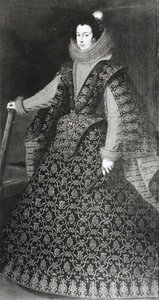 Muotokuva Ranskan prinsessa Elisabethista (1602-44) 1621 tekijältä French School