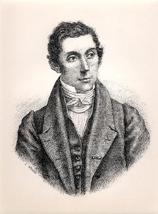 Rene Caillien (1799-1838) muotokuva (kaiverrus) (mv-valokuva) tekijältä French School