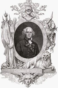 Muotokuva Richard, Earl Howe (1726-99) Englannin laivaston upseeri tekijältä French School