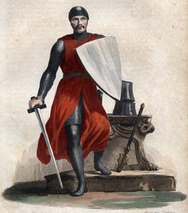 Muotokuva Robert IV Vahvasta (Rutpert) (n. 815-866), Orleansin kreivi. tekijältä French School