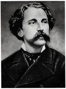 Stephane Mallarmen (1842-98) muotokuva, n. 1873 tekijältä French School