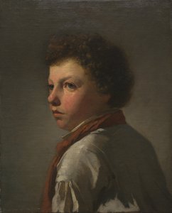 Nuoren miehen muotokuva (öljy kankaalle) tekijältä French School