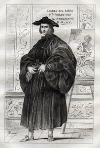 Italialaisen taidemaalarin Andrea del Sarton muotokuva (Andrea d